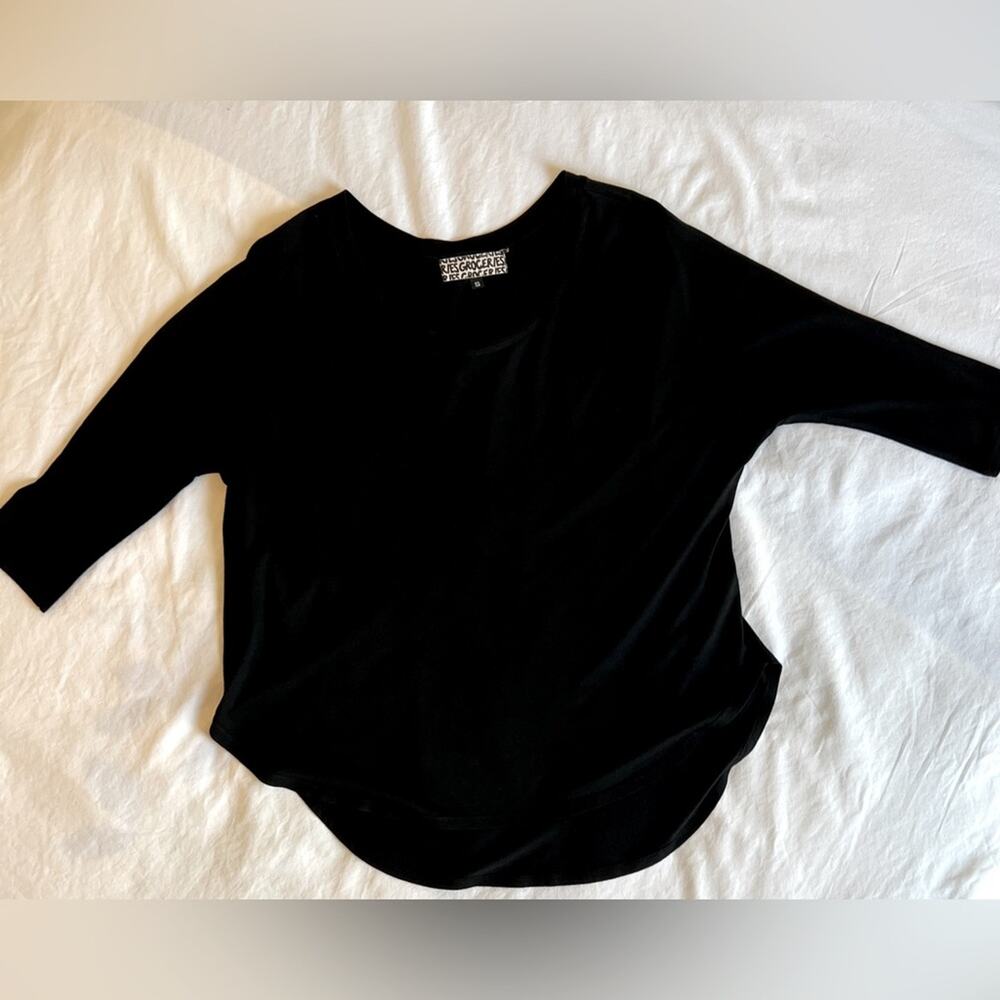 Groceries Black 3/4 Sleeve tee